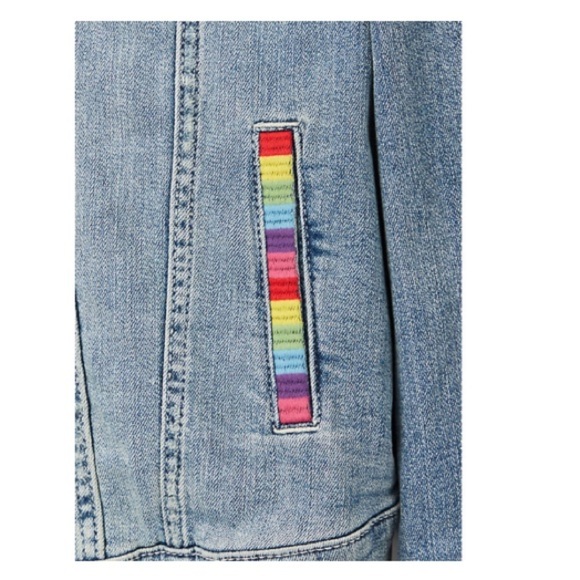 TORRID NWT MICKEY MOUSE RAINBOW DENIM - Picture 5 of 7